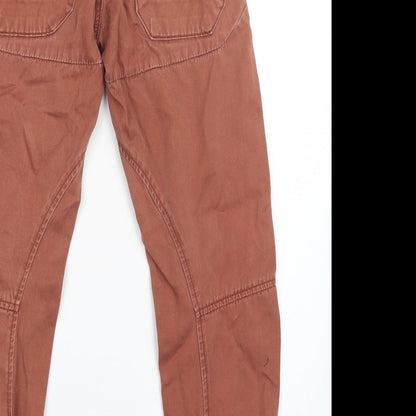ETO Mens Brown   Straight Jeans Size 26 L26 in