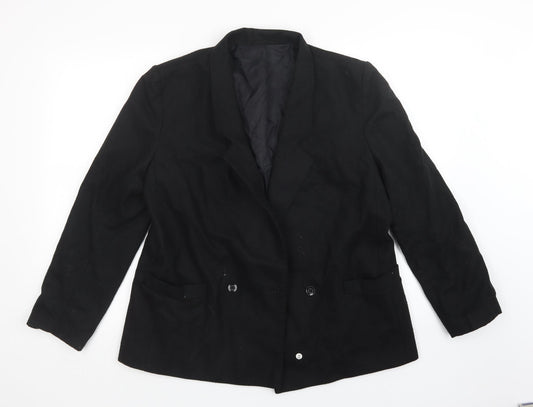 Littlewoods Womens Black   Jacket Blazer Size 16
