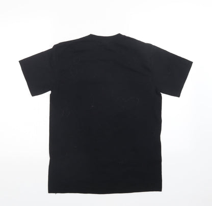 Mens UK Size M Gildan Black  T-Shirt