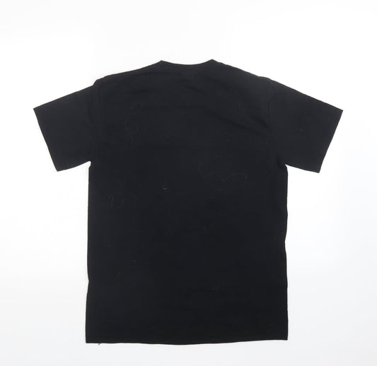 Mens UK Size M Gildan Black  T-Shirt