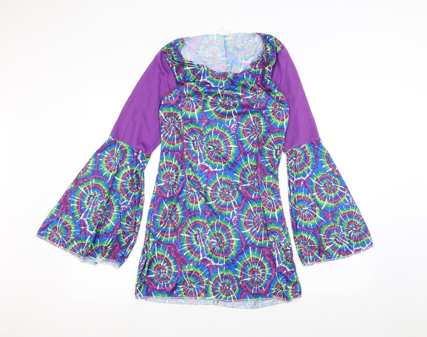 Womens UK Size One Size Preworn Purple Basic Blouse
