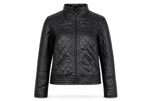 Front view of Atmosphere women’s black jacket, size UK 10