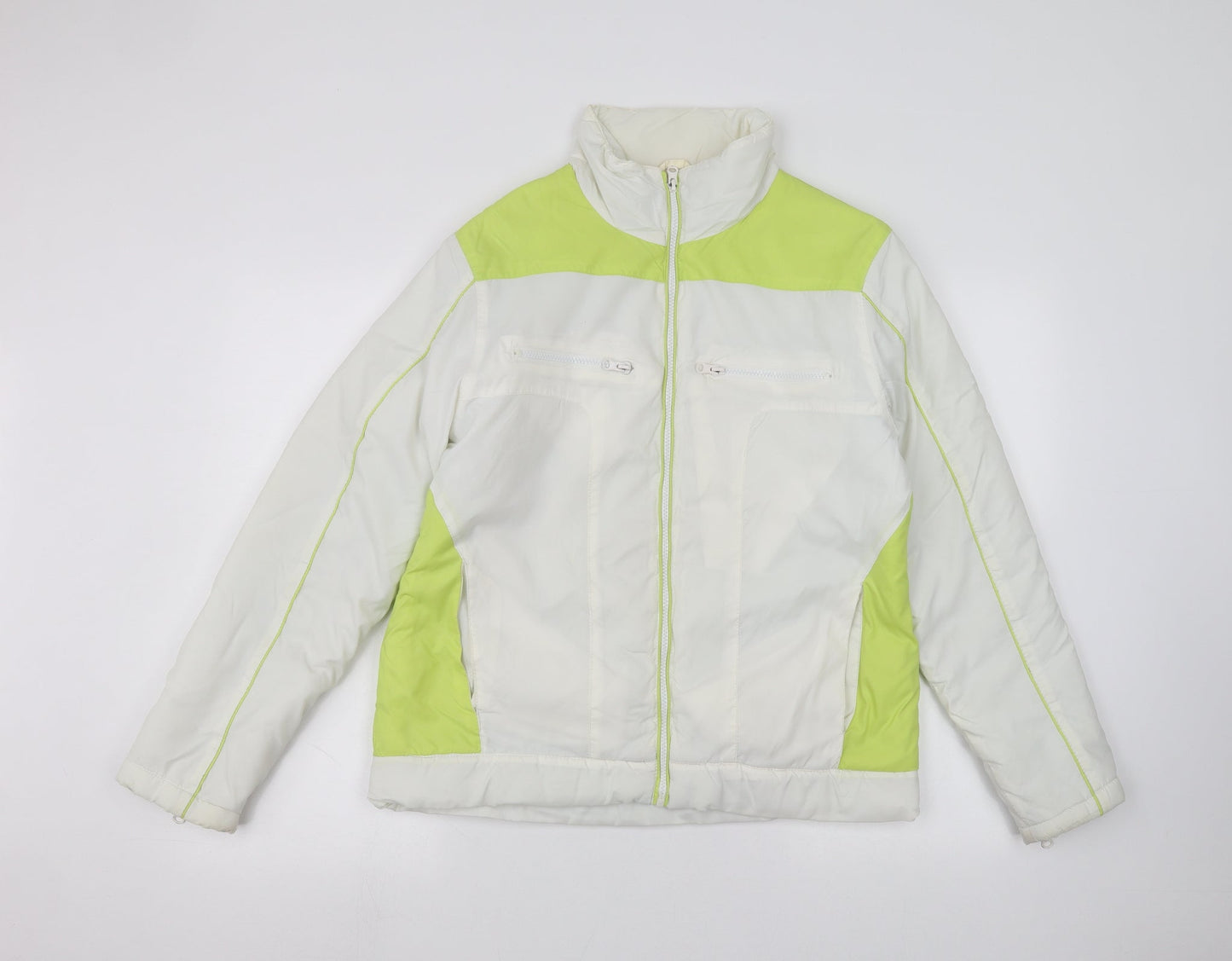 B-12 Womens White   Jacket  Size M
