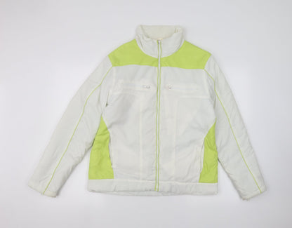 B-12 Womens White   Jacket  Size M