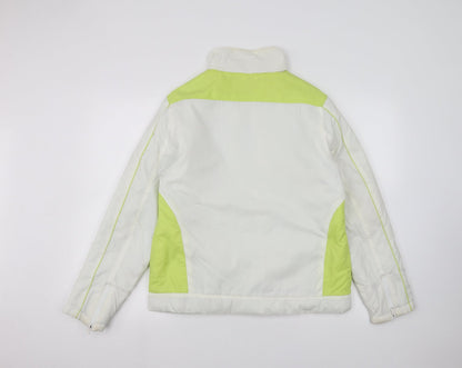 B-12 Womens White   Jacket  Size M