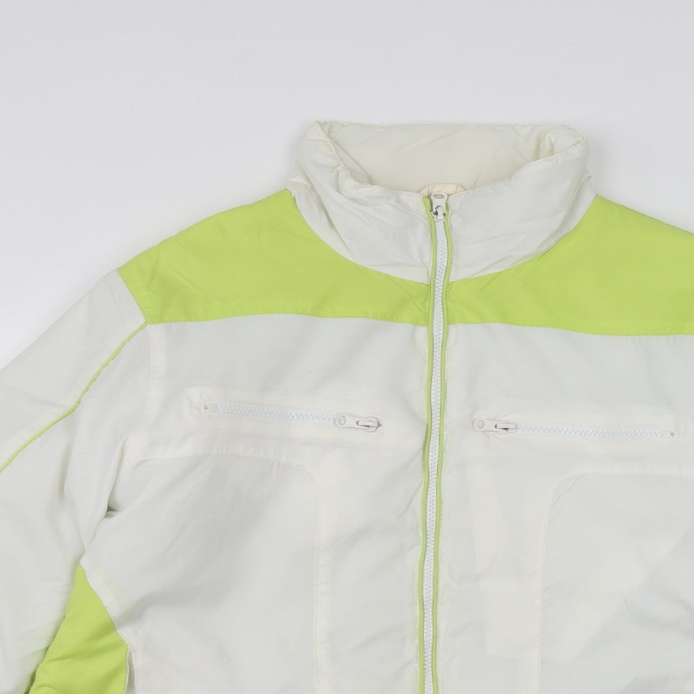 B-12 Womens White   Jacket  Size M