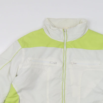 B-12 Womens White   Jacket  Size M