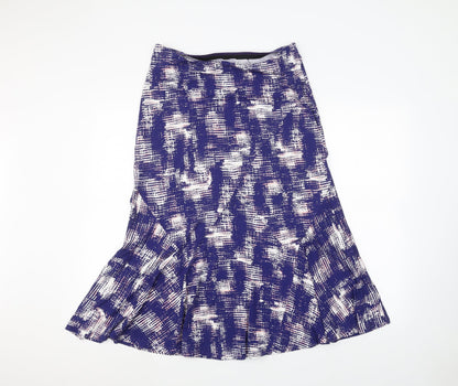 Marks and Spencer Womens Blue Floral  Pettiskirt Skirt Size 12