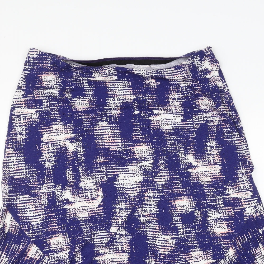 Marks and Spencer Womens Blue Floral  Pettiskirt Skirt Size 12