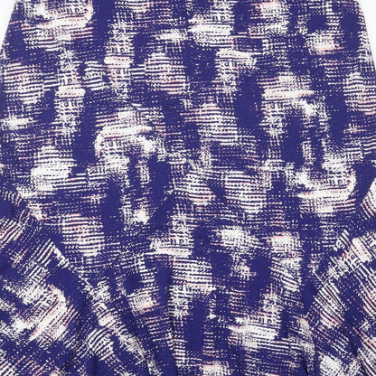 Marks and Spencer Womens Blue Floral  Pettiskirt Skirt Size 12