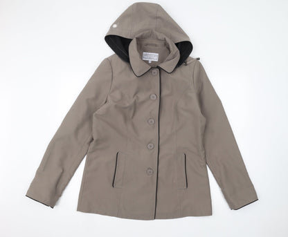 Womens UK Size 12 debinhams Green Parka Coat