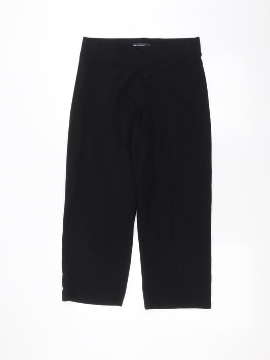 Womens UK Size 10 Marks and Spencer Regular Fit  Black Trousers