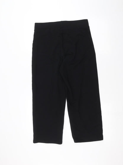 Womens UK Size 10 Marks and Spencer Regular Fit  Black Trousers