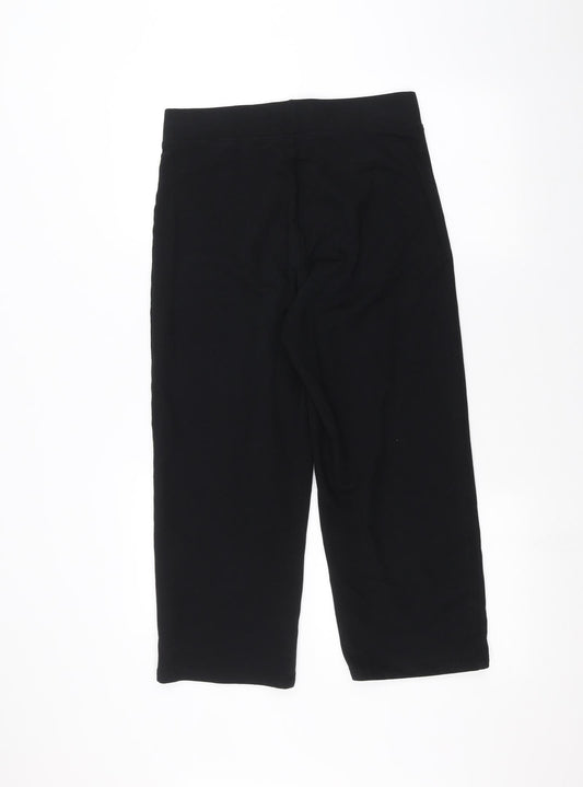 Womens UK Size 10 Marks and Spencer Regular Fit  Black Trousers