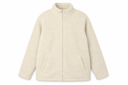 Womens UK Size S EWM White Full Zip Jumper