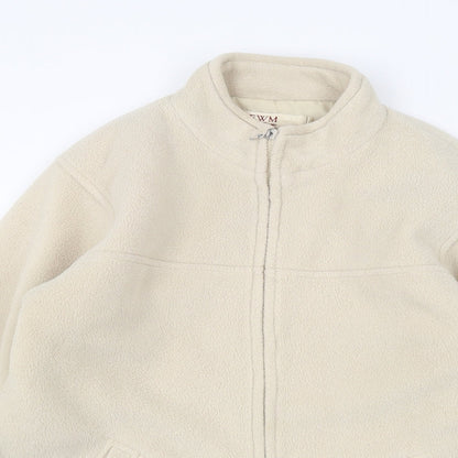 EWM Womens White   Full Zip Jumper Size S