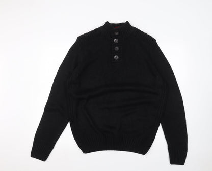 Kensington Mens Black   Pullover Jumper Size L