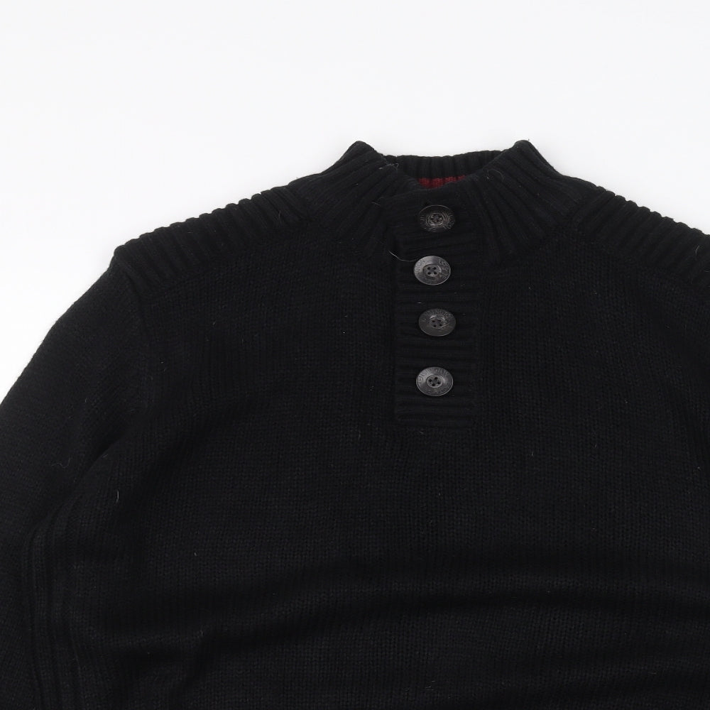 Kensington Mens Black   Pullover Jumper Size L
