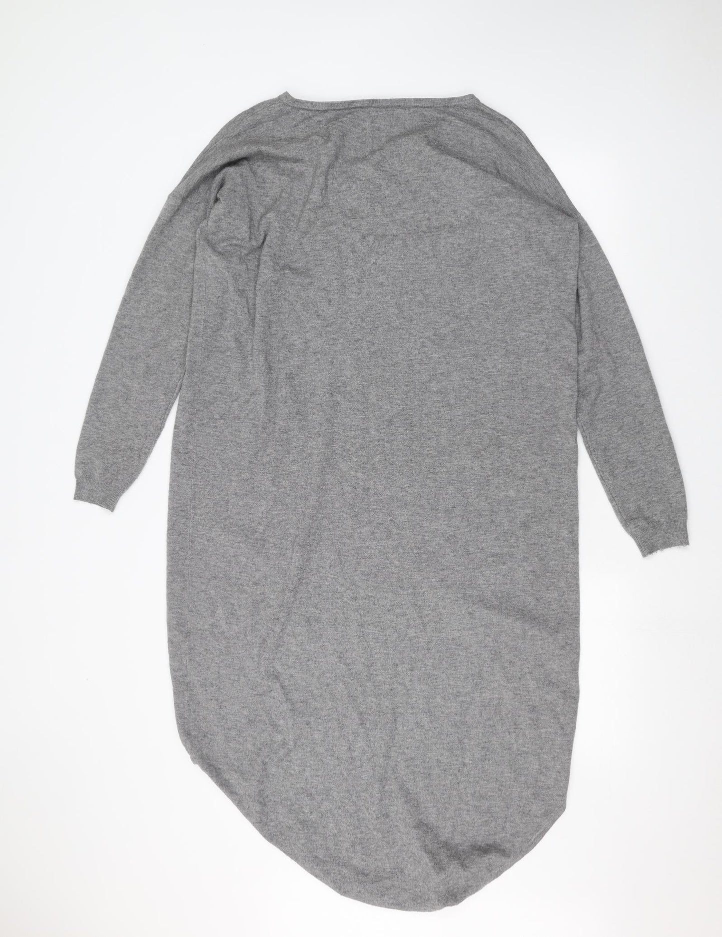 Womens UK Size One Size Preworn Grey Pullover Jumper