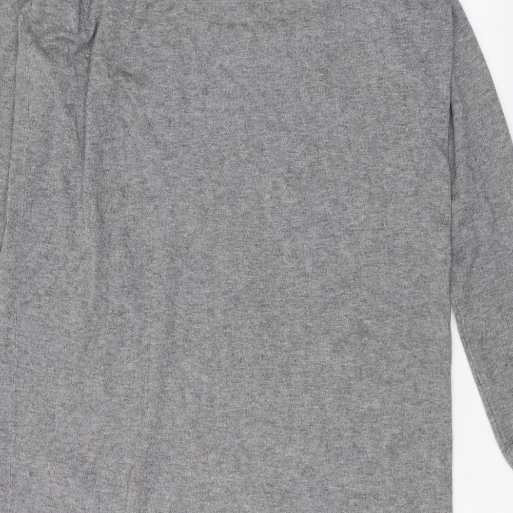 Womens UK Size One Size Preworn Grey Pullover Jumper