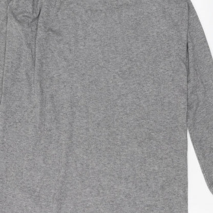 Womens UK Size One Size Preworn Grey Pullover Jumper