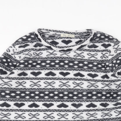 Primark Womens White   Pullover Jumper Size L