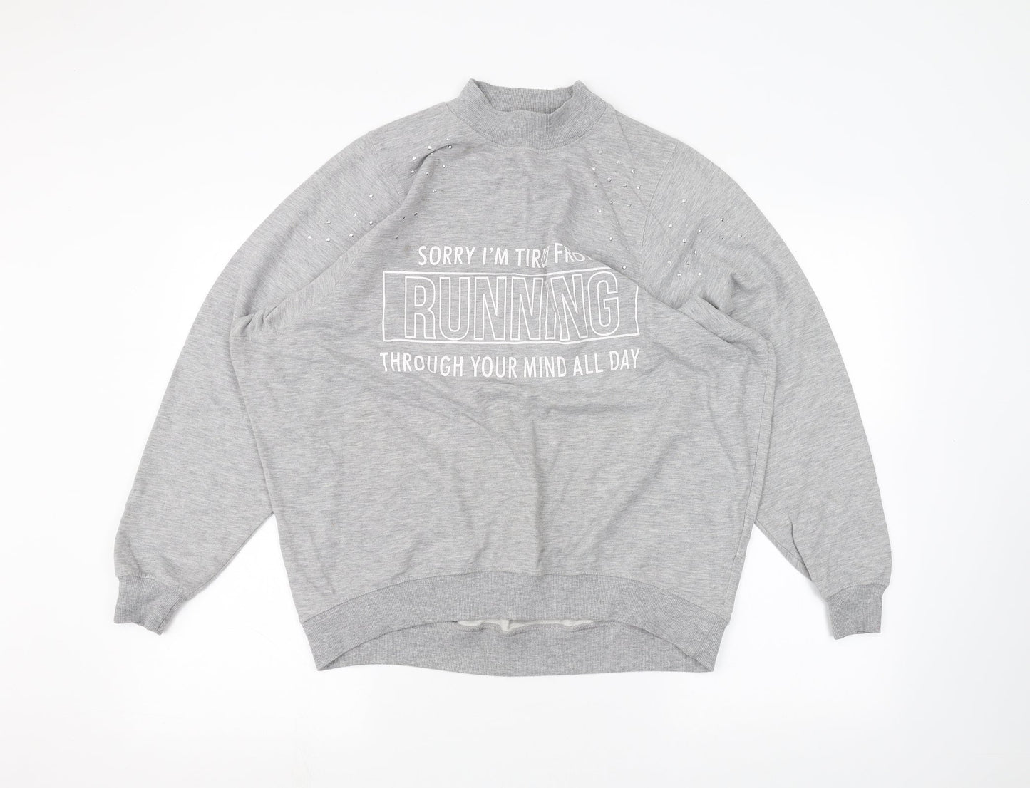 Womens UK Size 12 Select Grey Pullover Jumper