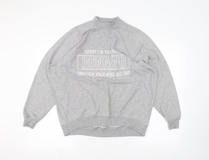 Womens UK Size 12 Select Grey Pullover Jumper