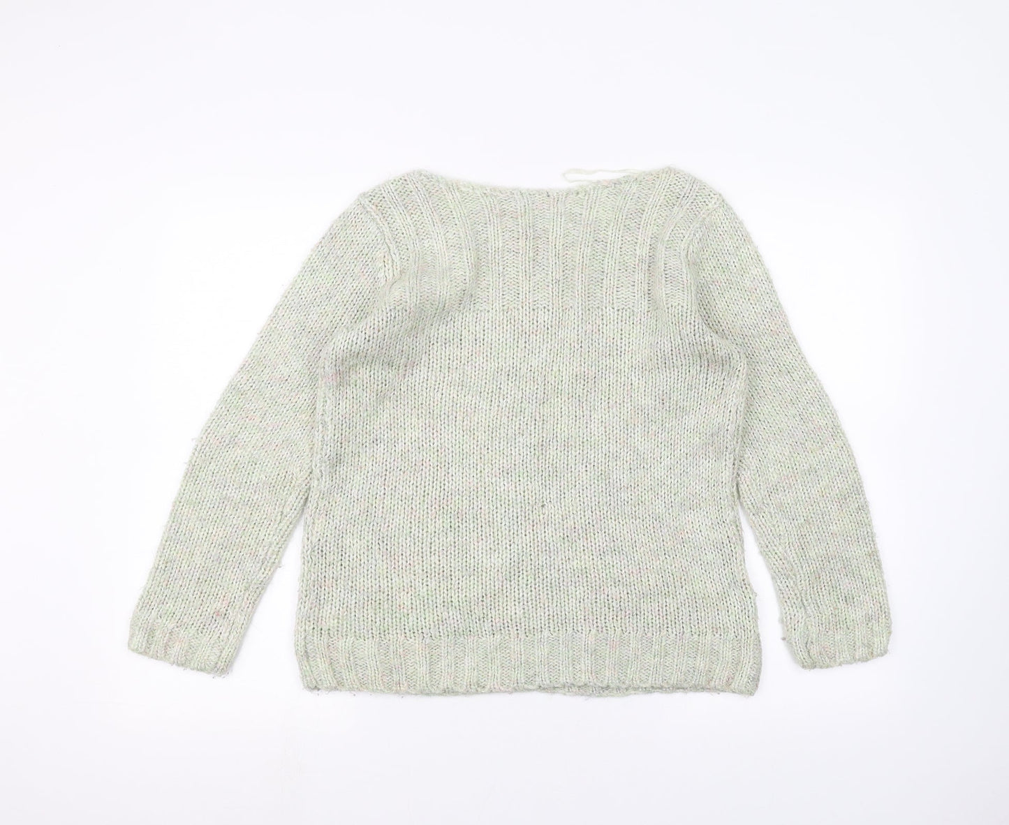 Womens UK Size 10 BHS Green Pullover Jumper