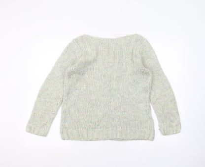 Womens UK Size 10 BHS Green Pullover Jumper
