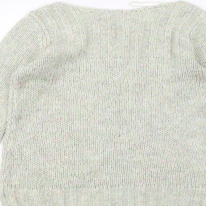 Womens UK Size 10 BHS Green Pullover Jumper