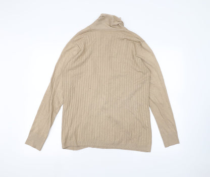 Womens UK Size 14 Debinhams Brown Cardigan Jumper