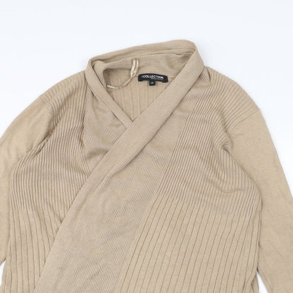Womens UK Size 14 Debinhams Brown Cardigan Jumper