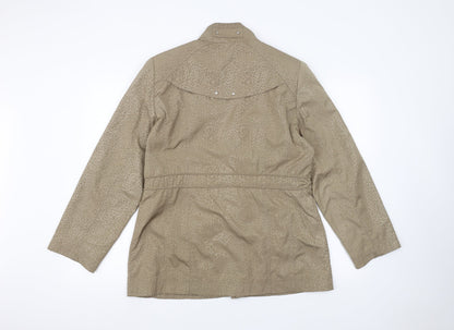 Womens UK Size 12 ISLE Brown Jacket