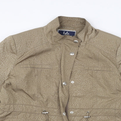 Womens UK Size 12 ISLE Brown Jacket