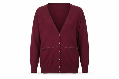 Womens UK Size 12 George Purple Cardigan Jumper