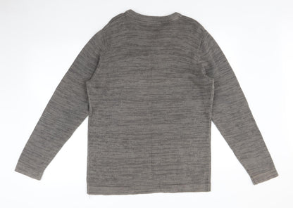 George Mens Grey   Pullover Jumper Size M