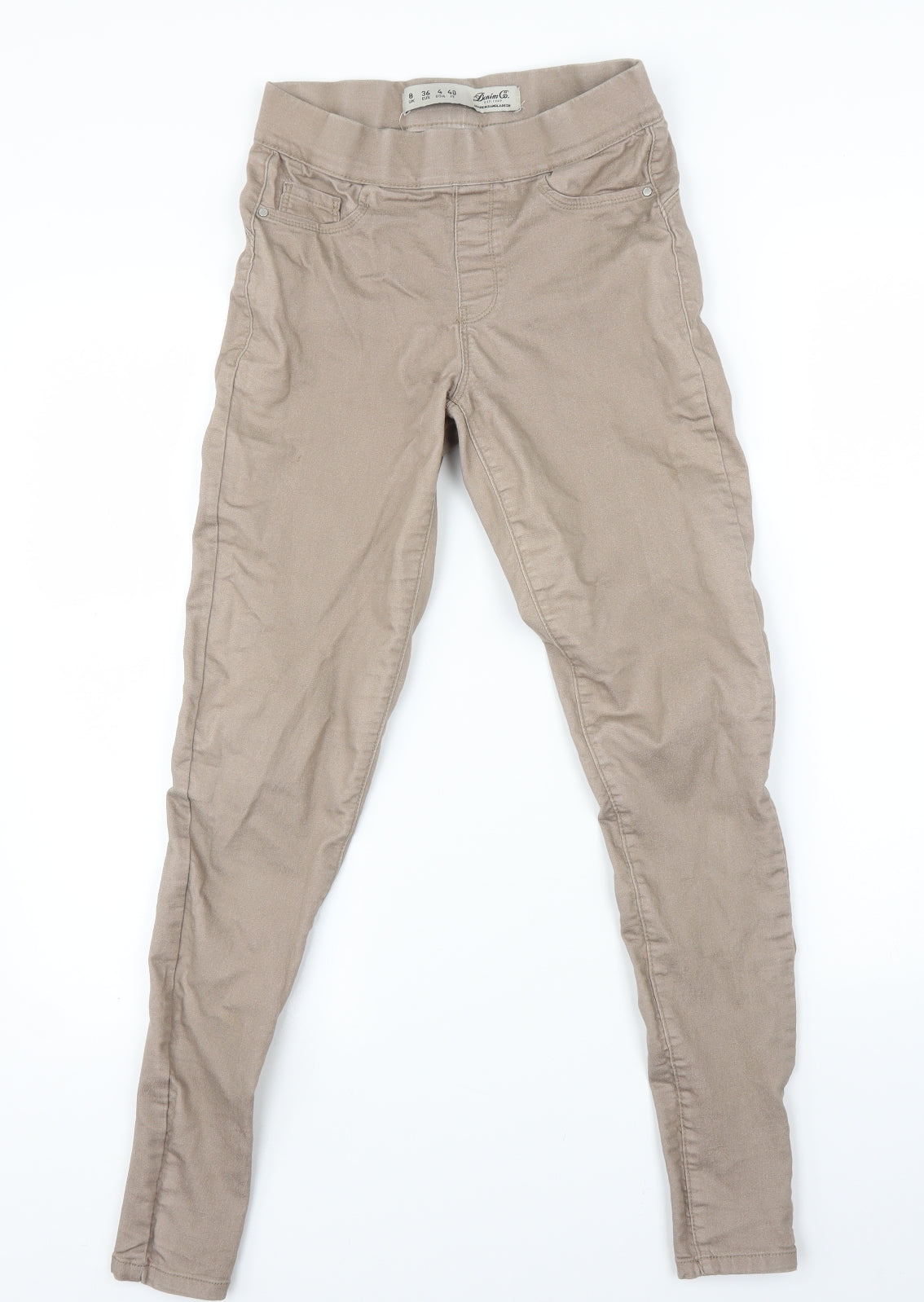 Womens UK Size 8 Atmosphere Regular Fit  Beige Trousers