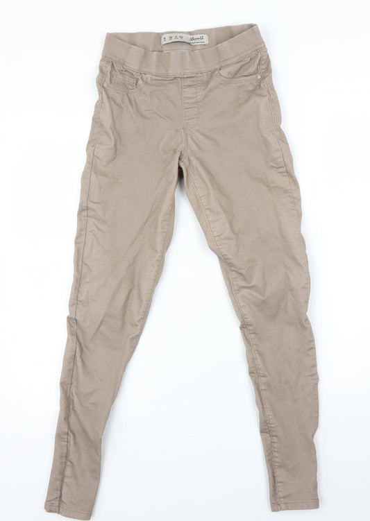 Womens UK Size 8 Atmosphere Regular Fit  Beige Trousers