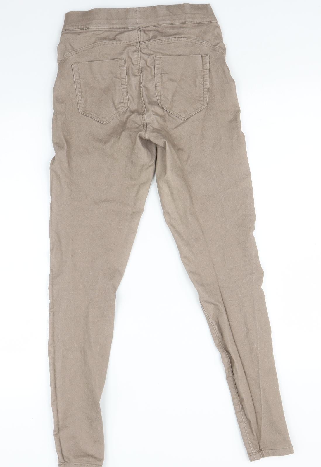 Womens UK Size 8 Atmosphere Regular Fit  Beige Trousers