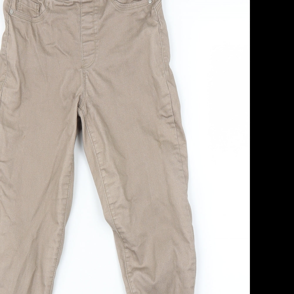 Womens UK Size 8 Atmosphere Regular Fit  Beige Trousers