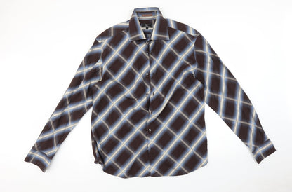 Mens UK Size L NEXT Multicoloured  Button-Up Long Sleeve Casual Shirt