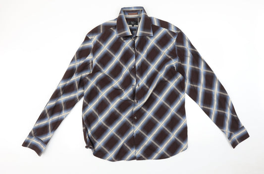 Mens UK Size L NEXT Multicoloured  Button-Up Long Sleeve Casual Shirt