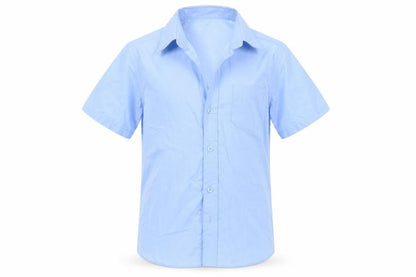 Marks & Spencer Boys Blue    Button-Up Size 5-6 Years  - School