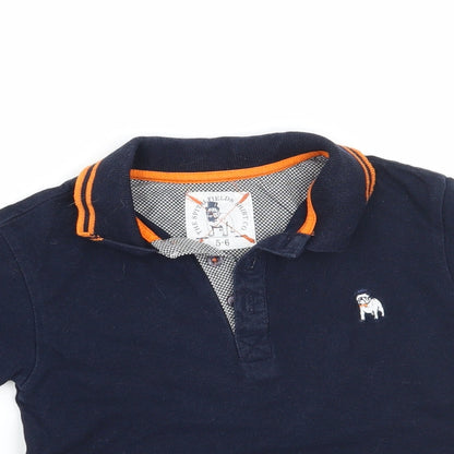 The Spitalfields Shirt Co Boys Blue   Basic Polo Size 5-6 Years