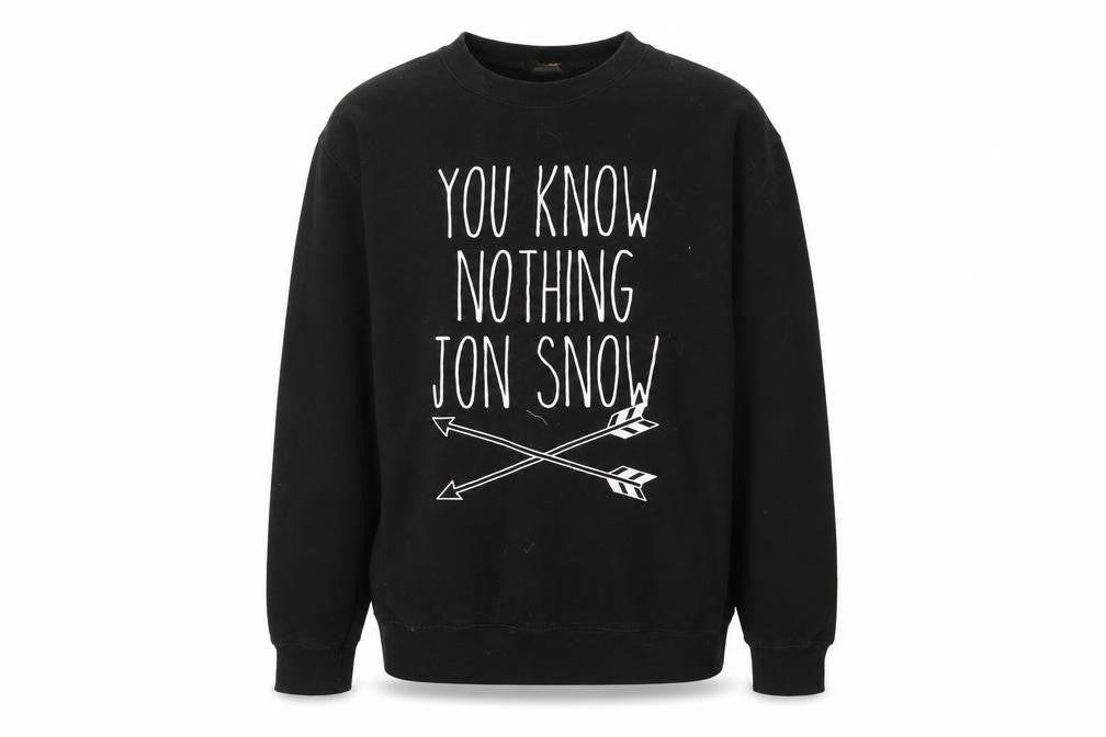 Mens UK Size M Just Hoods Black Pullover Sweatshirt