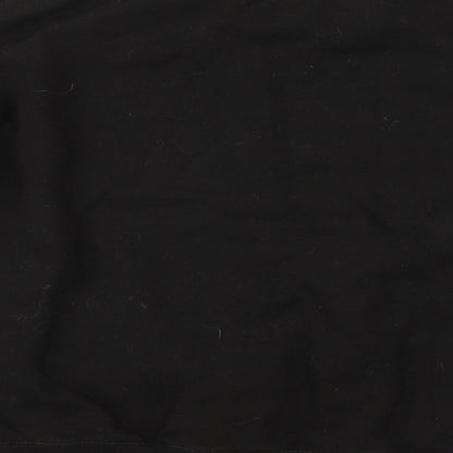 Mens UK Size M Just Hoods Black Pullover Sweatshirt