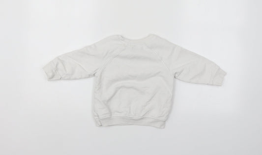 NEXT Girls White   Pullover Sweatshirt Size 3 Years