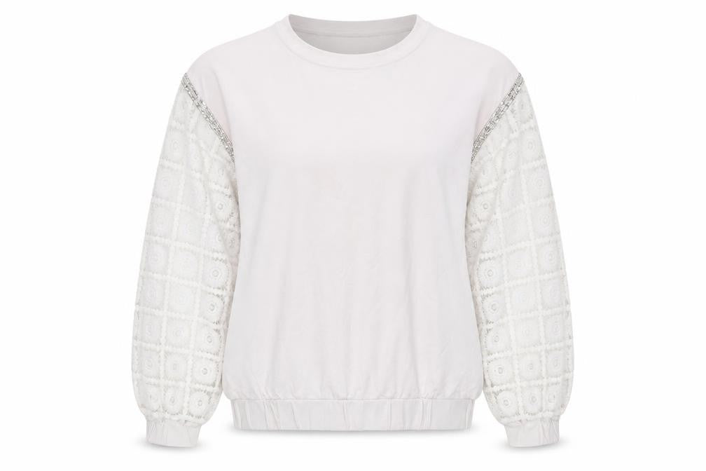 Womens UK Size L Select White Pullover Jumper