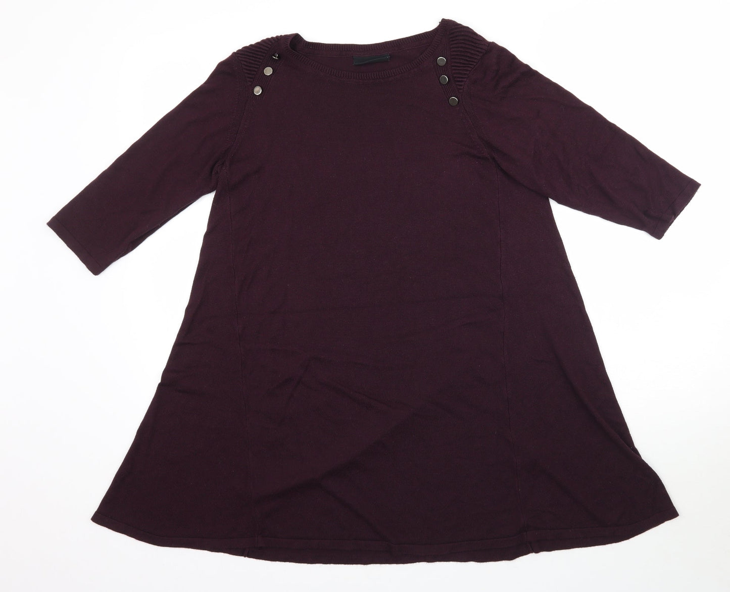 Womens UK Size S Wallis Purple Tunic Blouse